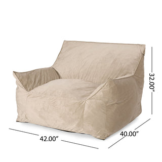 Allea - Bean Bag Chair With Armrests