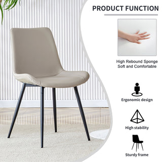 Modern Medieval Style Restaurant Cushioned Chairs With Suede Backrests