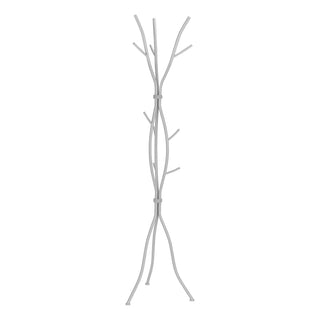 Coat Rack, Hall Tree, Free Standing, 11 Hooks, Entryway, Contemporary & Modern