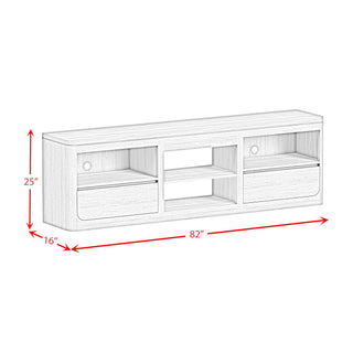 Rosalie - 3 Piece Entertainment Unit With 82" TV Console