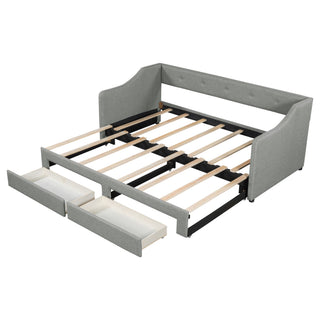 Upholstered Daybed With 2 Drawers