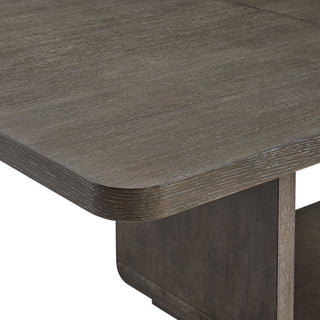 Hollywood Park - Rectangular Dining Table With Leaf - Dark Gray