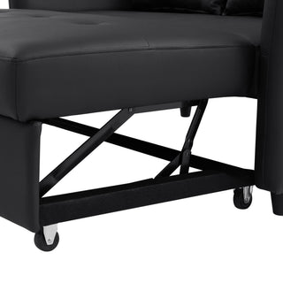 Convertible Sleeper Sofa Bed With 3 USB Ports