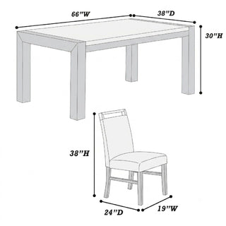 Dining Set With Table And Side Chairs