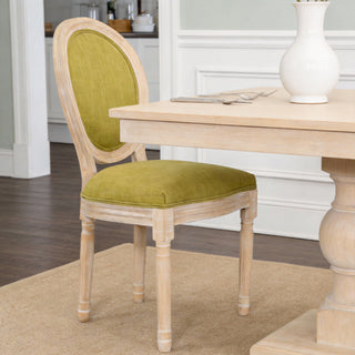 Upholstered With Round Back Dining Chairs (Set of 2)