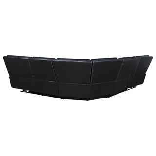Hayden - Dual Power Reclining Sectional Sofa - Black