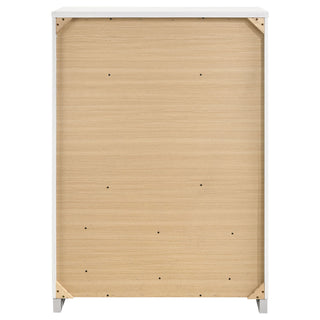 Dulcey - 5 Drawer Bedroom Chest - White