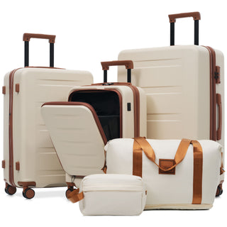 Hardside Luggage Set 5 Piece With Front Opening