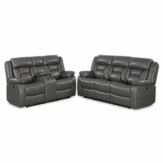 Living Room Set With Pillow Armrest And Tufted Backrest