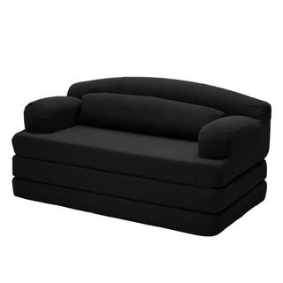 2 Seater Sofa Bed, Compact Foldable Floor Couch