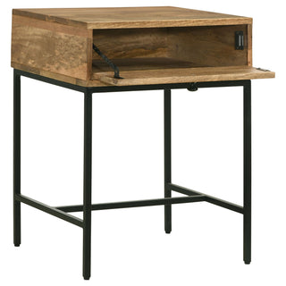 Wyrik - Rectangular Side End Table - Honey