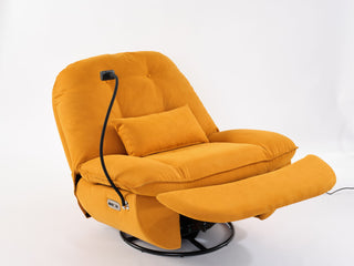 Power Recliner Swivel Glider USB Charger With tooth Music Player, Sleep, Working, Game And Leisure