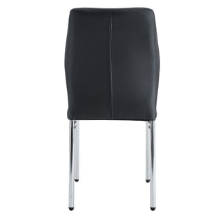 Luxury Simple High Resilience Dining Chair With Metal Legs