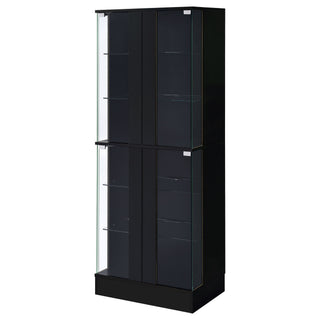 Gilbert - 4 Door LED Curio Display Cabinet