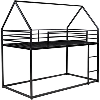 House Bunk Bed With Built In Ladder