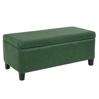 Storage Ottoman With Flip Top Lid