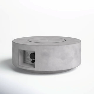 Reinforced - Propane Gas Outdoor Fire Pit Table With Lid