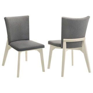 Jean - Upholstered Dining Side Chair (Set of 2) - Gray