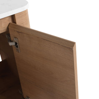 Wall Mounted Bathroom Vanity With Soft Close Door, Excluding Sink