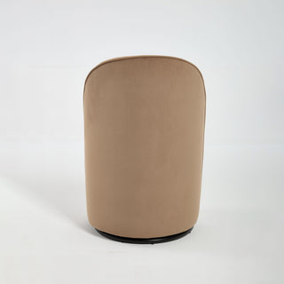 360 Degree Swivel Armless Dining Barrel Chair