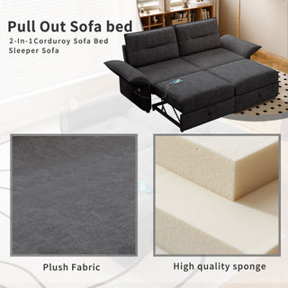 Sofa Bed With Convertible Design, Living Room Furniture