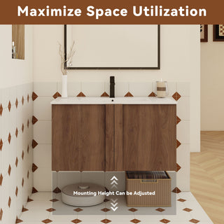 Floating Bathroom Vanity With Sink Combo