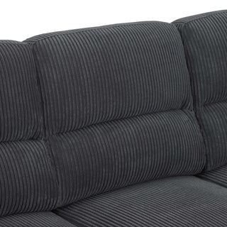 Vintage Inspired 3 Seat Sofa With Tufted Cushions