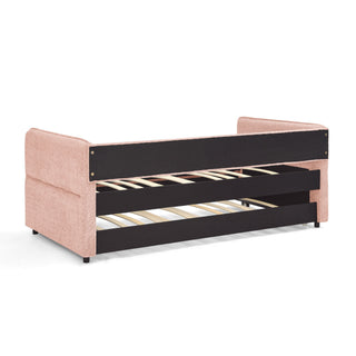 Upholstered Daybed With Pop Up Trundle