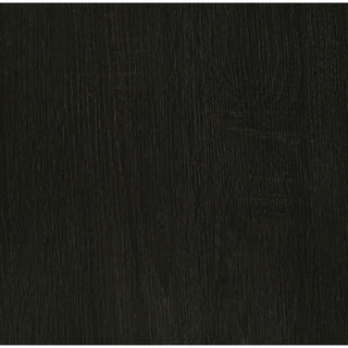 Round Coffee Table With Storage Shelf - Black