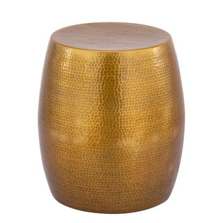 Et-201 - Oval End Table - Gold