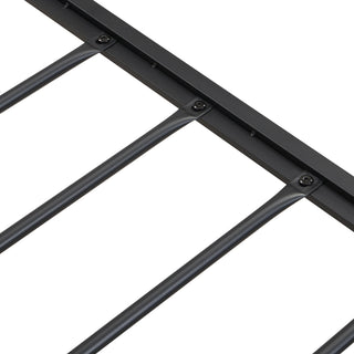 Modern Bed Frame With LED Lights, Upholstered Headboard, USB Charging