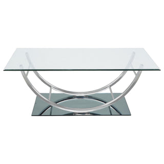 Garrett - 2 Piece Coffee Table Set - Chrome