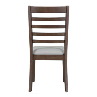 Upholstered Armless Chairs With High Ladder Back