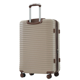 4 Piece Luggage Suitcase Set, Hard Shell Lightweight Expandable Travel Luggage With 4 Packing Cubes