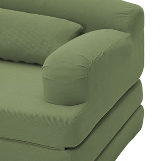 2 Seater Sofa Bed, Compact Foldable Floor Couch