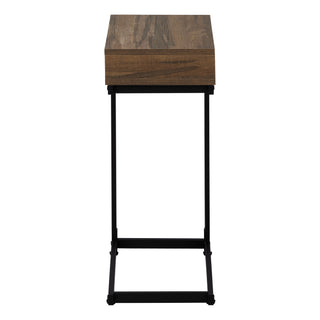 Accent Table, C - Shaped Contemporary Elegant Desig