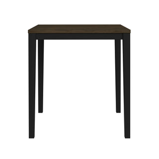Tulane - 5 Piece Dining Set (Counter Table & 4 Counter Chairs) - Oak & Black