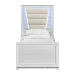 Denmark - Upholstered Bed With LED