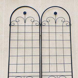 Metal Garden Trellis For Climbing Plants Outdoor Rustproof Plant Support Rose Trellis Netting Trellis