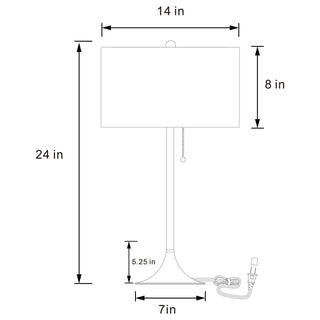 Bellflower - Drum Shade Lamp