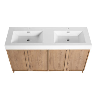 Freestanding Bathroom Vanity With Sink, Soft Close Doors