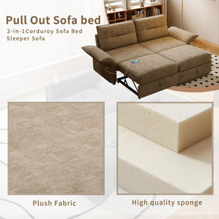 Sofa Bed With Convertible Design, Living Room Furniture