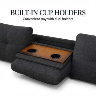 L - Shaped Sectional Sofa With Movable Left Chaise