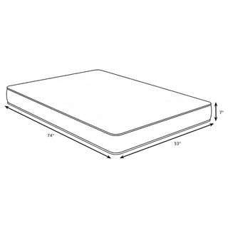 Ramona - 7" Tight Top Foam Mattress With Quilted Foam And Smooth Silk Cover