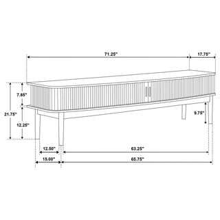Teleli - TV Stand - Natural