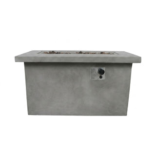 Propane / Natural Gas Outdoor Fire Pit Table - Gray