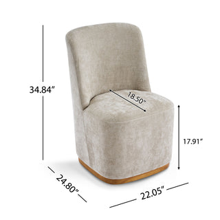 Dining Table Set With 4 Upholstered Dining Chairs
