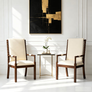 Dining Chairs With Ergonomic Design (Set of 2)