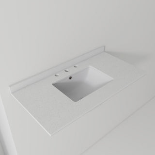 Basin Sink, 0.6" Ultra Thin Profile, Triple Faucet Holes