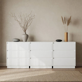 3 Drawer Nightstand, Bedroom Side Table